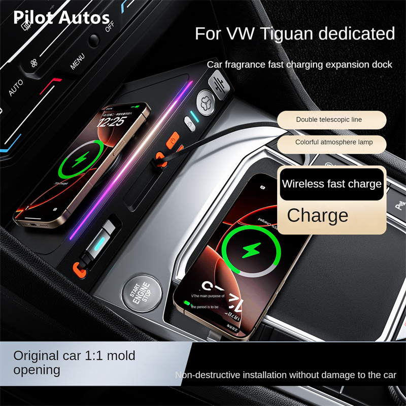 Car Fast Charger 130W Docking  - Car Air Freshener 评论和价格