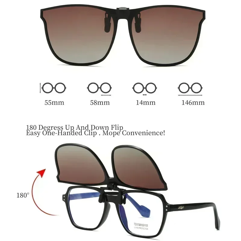 1Pc Polarized Clip On Sunglass - Car Mirror 评论和价格