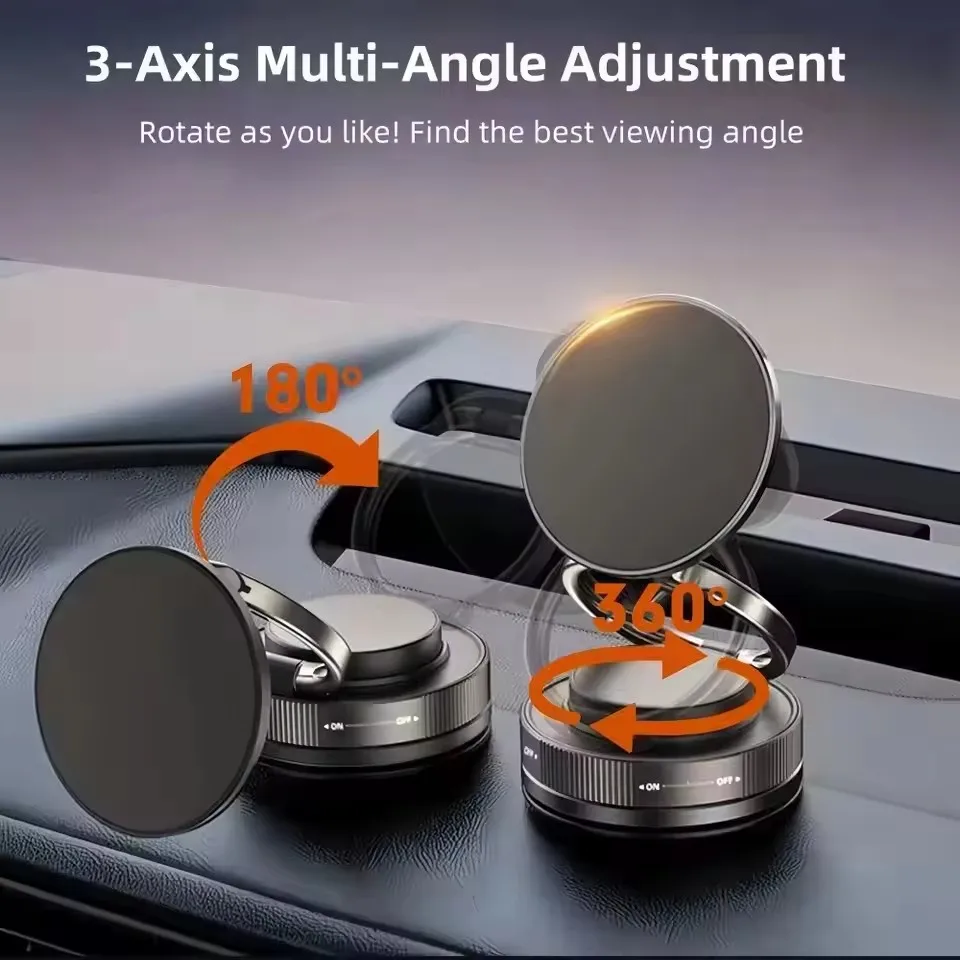 Upgraded 360°Vacuum Magnetic P - Car Phone Holder 评论和价格