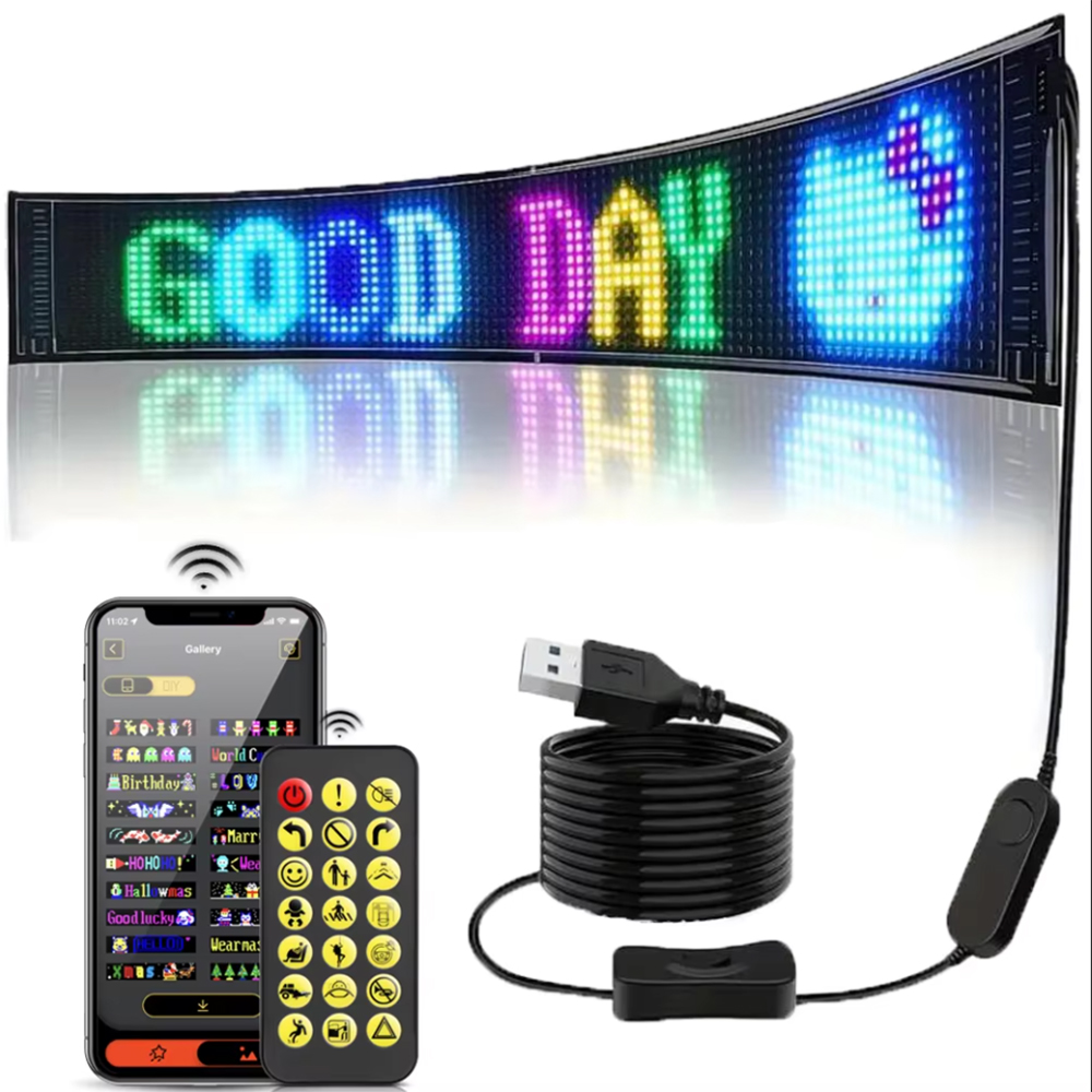 16x96 LEDs Matrix Pixel Panel, - Car Led Light 评论和价格
