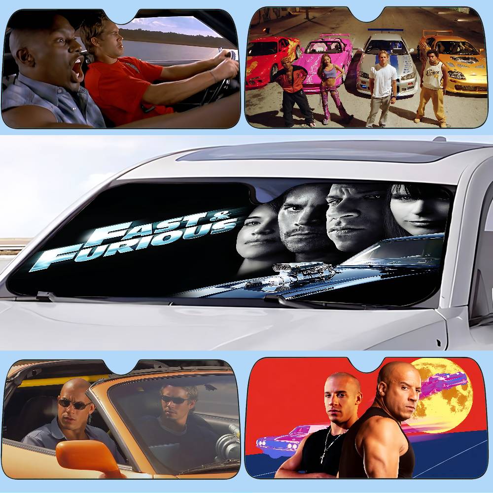 Movie F-Fast And F-Furious Car - Windshield Sun Shade 评论和价格