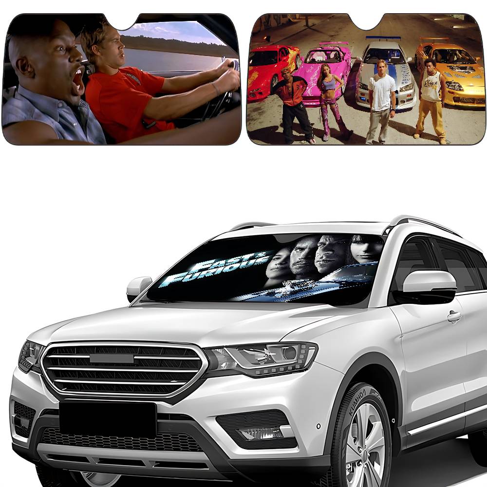 Movie F-Fast And F-Furious Car - Windshield Sun Shade 评论和价格