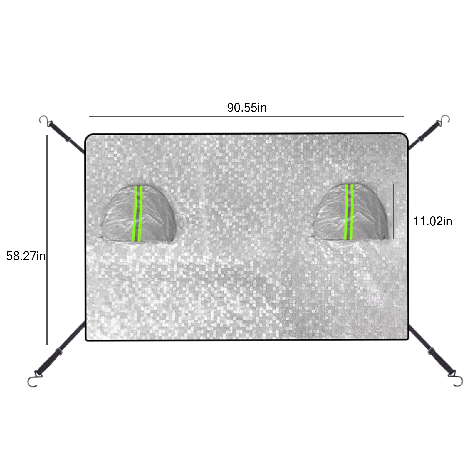 Universal Car Windshield Mirro - Windshield Sun Shade 评论和价格