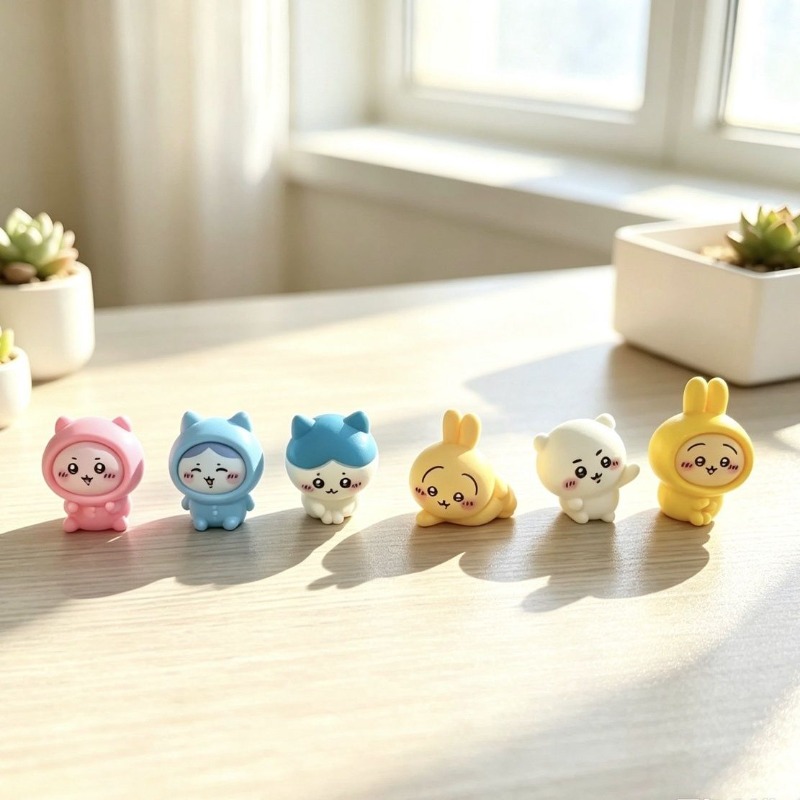 Chiikawa Mini Figurine, Cute U - Car Accessories Japanese 评论和价格