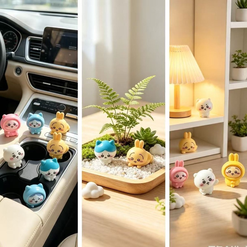 Chiikawa Mini Figurine, Cute U - Car Accessories Japanese 评论和价格