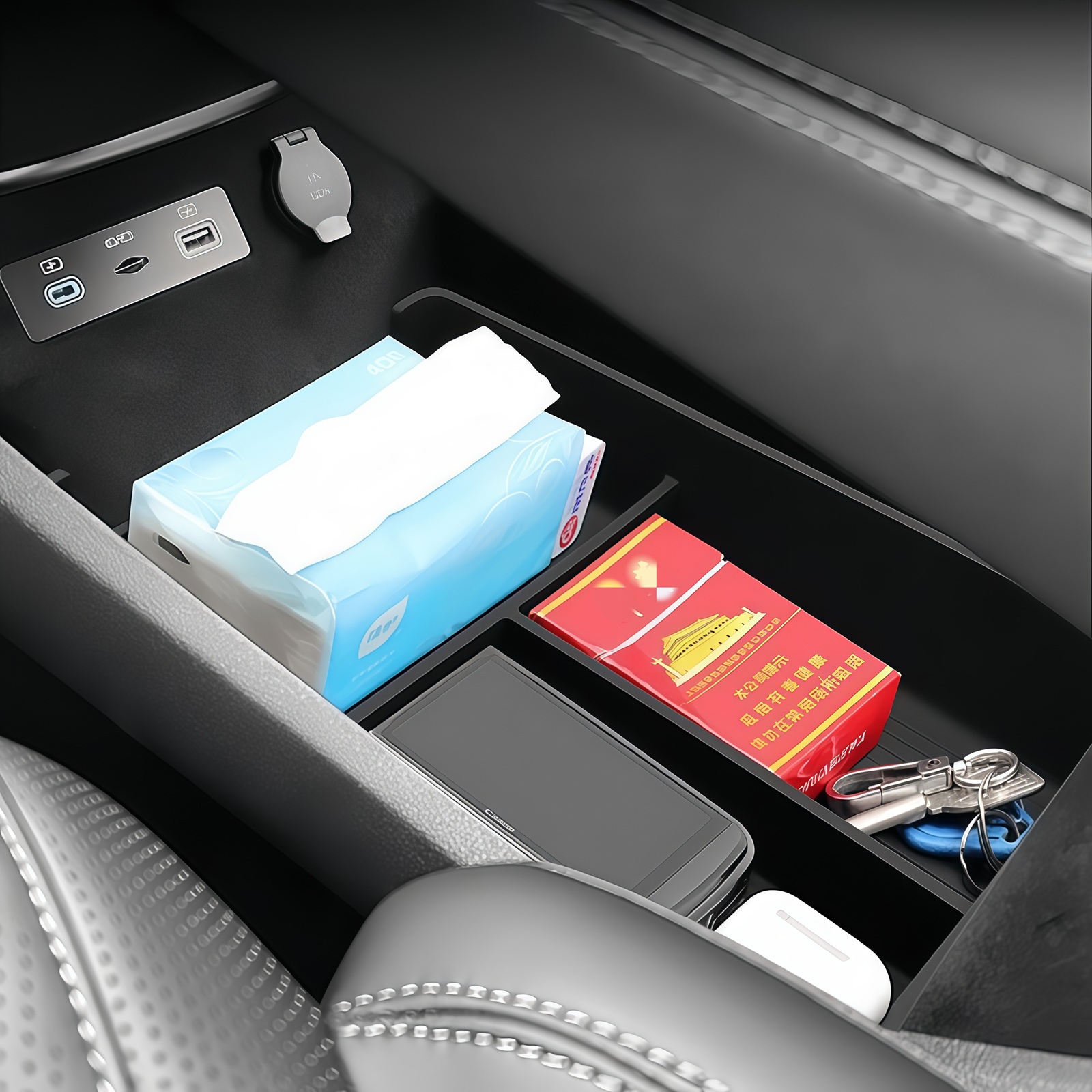 Center Console Lower Storage O - Car Organizer 评论和价格