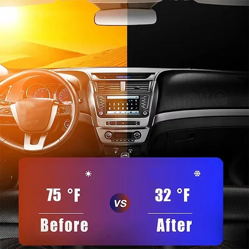 Summer Car Front Window Sunsha - Windshield Sun Shade 评论和价格